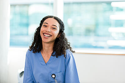 Praktikantin in der Pflege